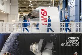 Currently under development by nasa for launch on the space launch system. Orion Spacecraft Training Simulator Arrives At Nasa S Johnson Space Center