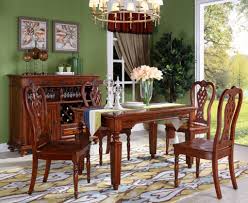 Blue hydrangeas are a flawless complement to the rich warm tones of natural cherry wood. Dining Room Table And Chairs Beautiful Solid Wood Made Dining Table Set Buy Wood Carved Dining Room Tables Upscale Dining Room Dining Table And Chair Dining Round Table And Chair Set Product On