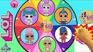 Los personajes de la ruleta. Juego De Ruleta Sorpresa De Las Lol Serie 3 Ola 2 Con Tesoro Sorpresa Lol Big Sisters And Lil Sister Youtube