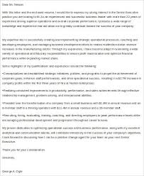 In my resume and this cover letter, you will see that i have the experience and skills you need to fill this position of senior manager. Free 9 Sample Executive Cover Letter Templates In Ms Word Pdf