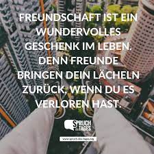 Freundschaft Ist Ein Wundervolles Geschenk Im Leben Denn Freunde Bringen Dein Lacheln Zuruck Wenn Du Es