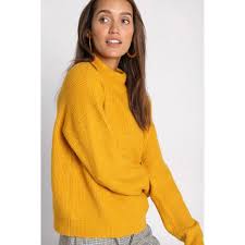 Site de mode vêtements pour femme collection hiver, cardigan vert coaz de la marque mes demoiselles paris. Pull Manches Longues Jaune Moutarde Femme From Cache Cache On 21 Buttons