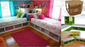 How To Diy Corner Unit For The Twin Storage Bed Creative branch bed frame plan.