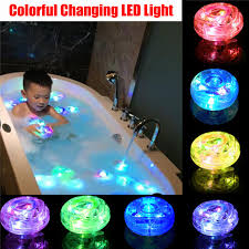 1 2pcs Baby Children Bath Toys Light Up Kids Bathroom Shower Time Tub Swimming Pool Led Lamp Light Colorful Changing Walmart Com Walmart Com