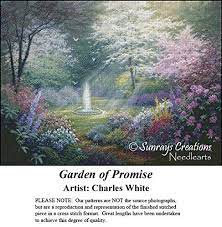 Lovely indeed has this fabulous project up their sleeve and we can't wait to try it out. Pattern Only You Provide The Floss And Fabric Charles White Counted Cross Stitch Pattern Garden Of Promise Patterns Cross Stitch Femsa Com