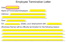 Even if the employee is aware that they are being terminated, the letter should be sent by certified mail, so the employer has a record of the time and date that the employee received the letter. Free Employee Termination Letter Template Pdf Word Eforms