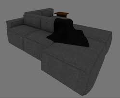 Sofa table design wood sofa table sofa tables space saving furniture home furniture furniture design coaster furniture layout my new room. 3d Double Sided Grey Sectional Sofa Cgtrader