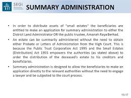 The government plans to amend the small estates (distribution) act 1955 (act 98) to enable the distribution of hereditary lands without any inheritance agreement to be decided by the land administrator according to the majority rule method, the dewan rakyat was told today. Wills And Will Planning Ppt Download