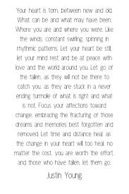 Let Go Of The Old Poem Of Change By Justin Young She Let Go Poem Letting Go Poems Let It Be