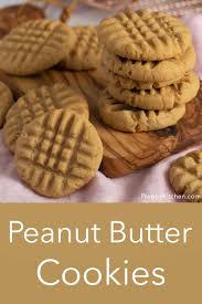 Old Fashioned Peanut Butter Cookies Are Easy To Make Blend Ingredients And Use A Fork To Make Butter Cookies Easy Butter Cookies Peanut Butter Cookie Recipe