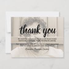 Check spelling or type a new query. 2 000 Death Thank You Cards Zazzle