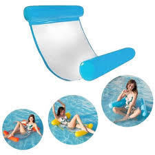 Eau Hamac Gonflable Matelas Pour Piscine Lit Pour Piscine Bouee Chaise Longue De Pour L Ete Flottant Ultraleger Avec Repose Tete Et Repose Pieds Gonflables Nnd 00105