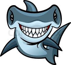 Happy Voracious Cartoon Hammerhead Stock Vector Colourbox 16 large hammerhead hammer head shark plush stuffed animal. happy voracious cartoon hammerhead