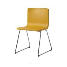 Yellow Leather Dining Chair 100 Ikea Klappstol Ikea Stol