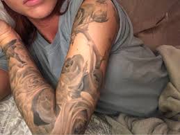 This design is a very detailed portrayal of. Tattoo Removal Of A Full Sleeve Is It Possible Photos