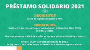 Se trata de un crédito en uf, sin intereses que se podrá solicitar hasta 3 veces (cuotas), con un año de gracia y con un pago en 4. Tmm6arqqm Giwm
