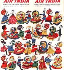 Air India 2 Air India International Air India India Poster Vintage India