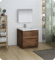 Select the face frame assembly; Fresca Fvn9132rw Tuscany 32 Rosewood Free Standing Modern Bathroom Vanity With Medicine Cabinet