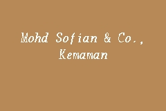 Mohd sofian is a member of vimeo, the home for high quality videos and the people who love them. Mohd Sofian Co Kemaman Legal Firm In Kemaman