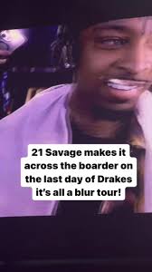 Repost from @rambeezi • #21Savage makes it across the boarder