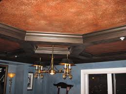 A tin ceiling is an architectural element, consisting of a ceiling finished with plates of tin with designs pressed into them, that was very popular in victorian buildings in north america in the late 19th and early 20th century. 11 Best Copper Ceilings Ideas Copper Ceilings Copper Ceiling Kitchen Ceiling