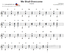 Chordie has one most inspiring guitar forums on the internet. We Shall Overcome Guitar Chords Guitar Chords Guitar Chord Sheet Guitar