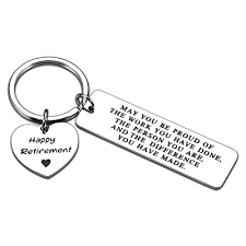 Get inspired by these awesome retirement gift ideas. Buy Happy Retirement Gifts For Women 2021 Men Keychain Coworker Nurses Teacher Boss Online In Turkey B096fdx8h6