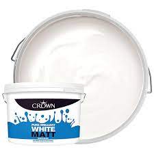 The consistency of this emulsion is spot on and the colours are vast. Crown Matt Emulsion Paint Pure Brilliant White 10l Wickes Co Uk