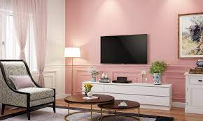 Inspired by earthy color palettes and warm, natural textures, the global influence trend pairs perfectly with wooden room above from andrew martin interior designer review vol.24. Pink Paint Colour Walls And Rooms Design Cafe