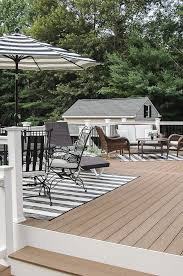 Black And White Deck Decor Simple And Beautiful Black And White Summer Deck Industrial Farmhouse House Tours Summer Deck