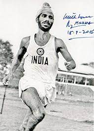 A resolute milkha singh left melbourne determined to, in his words, turn himself into a by the time of the rome 1960 olympics, singh was widely known as the flying sikh and came within a photo. Autograph Photo Of Milkha Singh Amazon In