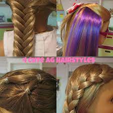 4 Cute Ag Hairstyles American Girl Doll Hairstyles American Girl Hairstyles Doll Hair