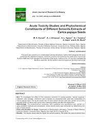 637 likes · 26 talking about this · 1 was here. Pdf Acute Toxicity Studies And Phytochemical Constituents Of Different Solvents Extracts Of Carica Papaya Seeds