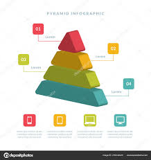 Pyramid Info Chart Graphic Business Design Reports Step