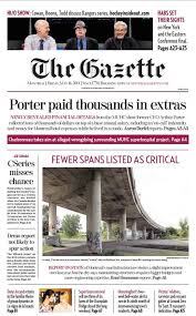 The front page and page 3 of the montreal gazette, oct. Montreal Gazette Tgif Here S Today S Front Page Of The Gazette Our Top Stories Include Newly Released Figures Show That On Top Of Drawing A 241 000 Annual Salary And Bonus As Head