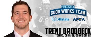 Brodbeck Selected To Allstate AFCA Good Works Team