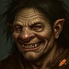 Ginger bard with dual scimitars laughing