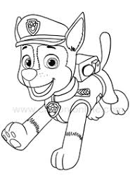 In additon, you can explore our best you can use these free paw patrol chase coloring pages to print for your websites, documents or presentations. Paw Patrol Coloring Pages To Print And Color