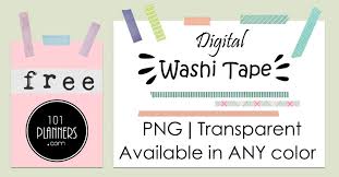 Free Washi Tape Png With Transparent Background In Any Color It's high quality and easy to use. washi tape png