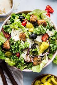 Simple Italian Salad The Modern Proper Recipe Italian Salad Recipes Italian Salad Salad Recipes For Dinner