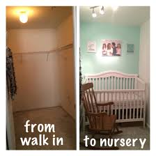 Convert A Walk In Closet To A Nursery Walkin Closet Nursery Smallspace Spacesaver Diy Small Space Nursery Nursery Closet Tiny Nursery
