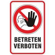 Hier gibt es 3 betreten verboten schilder zum ausdrucken für word download kostenlos. Warn Und Hinweisschilder Auf Kaufdeinschild De