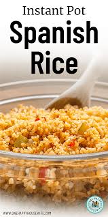 This Easy And Delicious Instant Pot Spanish Rice Makes A Perfect Side Dish To Any Meal Easier Than Making It On T Spanish Rice Rice Recipes For Dinner Recipes