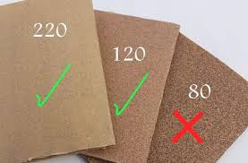 Begin sanding with the finest grit that's capable of removing the machine marks and other imperfections on the wood. Wood Gluing Never Use Coarser Than 100 Grit Sandpaper Storer Boat Plans In Wood And Plywood
