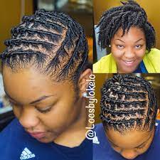 Here the beautiful short locks are shaped tiny and directed upwards with a curly nature. Dreadlock Styles For Ladies With Short Hair Novocom Top