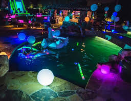 Glow In The Dark Pool Party Night Pool Party Glow Pool Parties Pool Party Adults