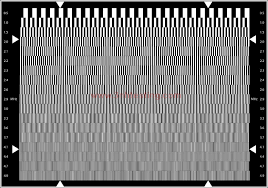 camcorder resolution test chart 3nh