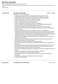 Sample resume for finance manager. Financial Manager Resume Sample Velvet Jobs