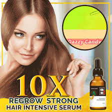 This results in the triggering of dormant or dead hair follicles in order to encourage hair regrowth. 10x Regro Strong Hair Serum In 2021 Hair Serum Strong Hair Weak Hair