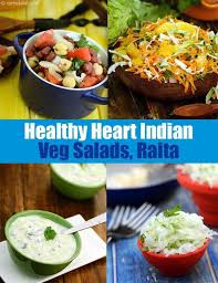 Indian Salads Raita Recipes For A Healthy Heart Tarla Dalal Indian Salads Salad Recipes Healthy